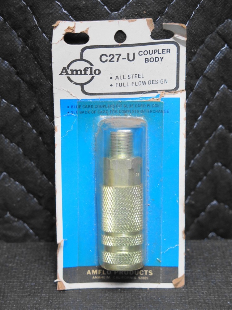 Amflo C27-U Pneumatic Quick-Coupler 1/4" NPTM