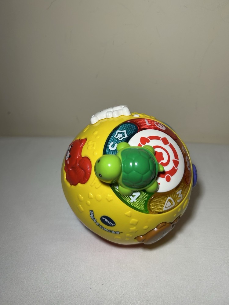 VTech Wiggle Crawl Ball Baby Self-Rolling Educational Developmental Interactive