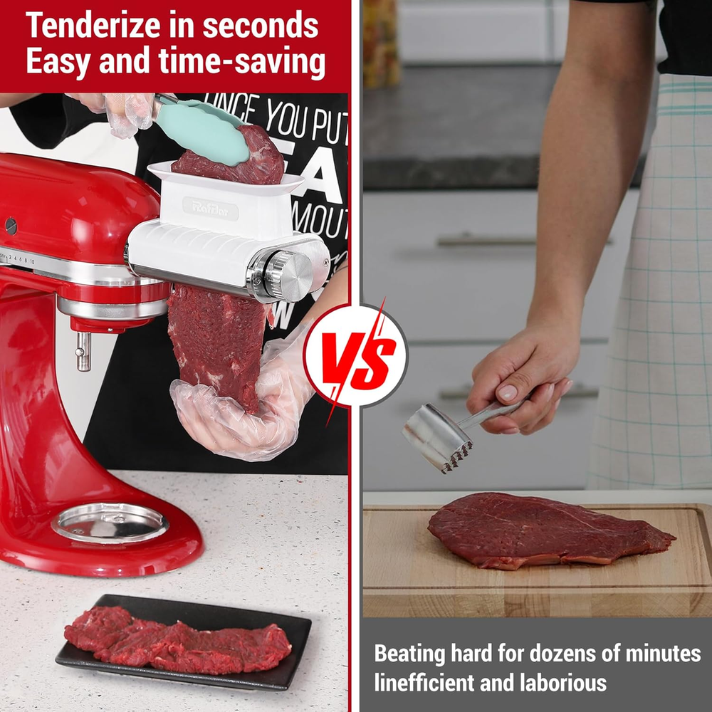 Meat Tenderizer Attachment for Kitchenaid, Tenderizer Machine for Kitchen Aid &