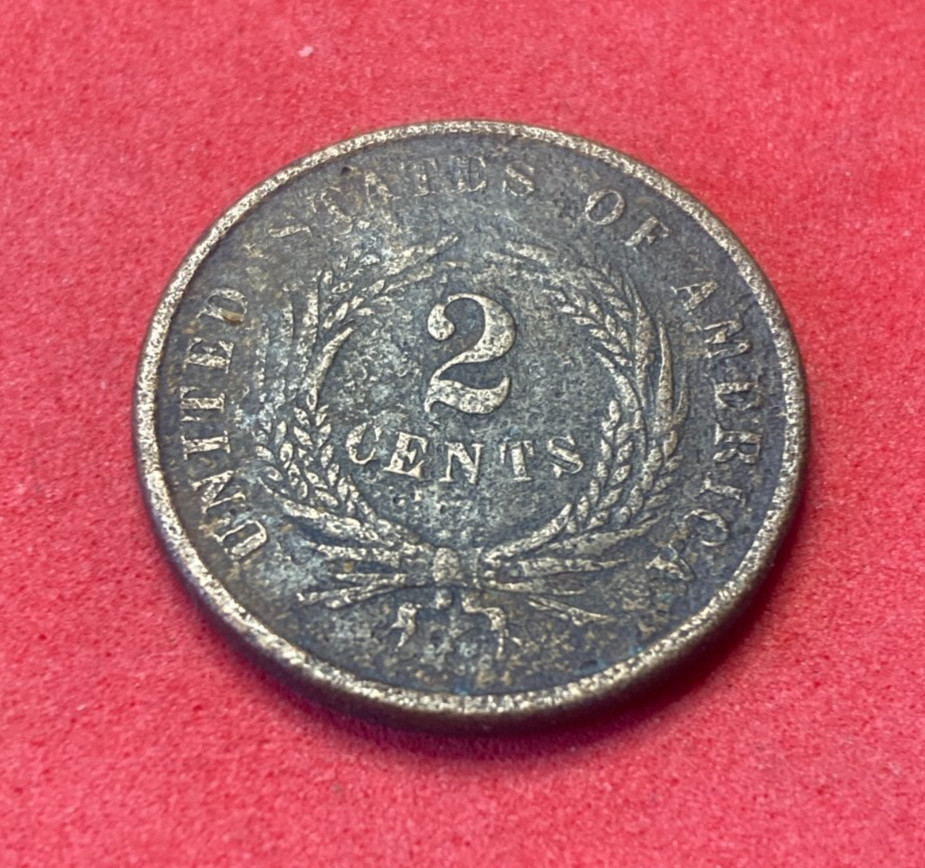 1864 2 cent piece