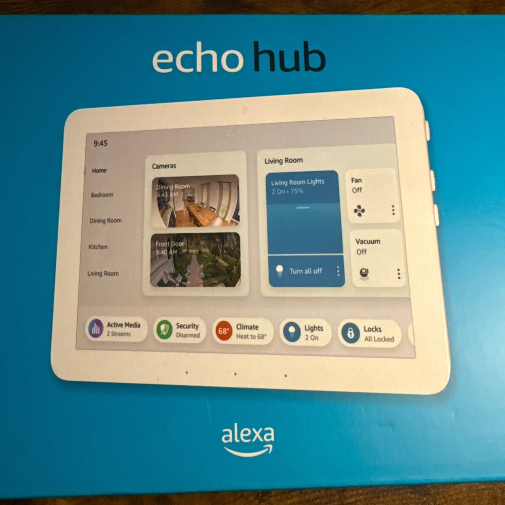 Amazon Echo Hub 8" Smart Home Control Panel With Alexa (G6A87E)