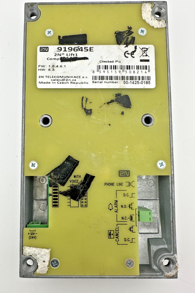 2N Lift1 Elevator Intercom Unit 919645E – Emergency Lift Communication Module