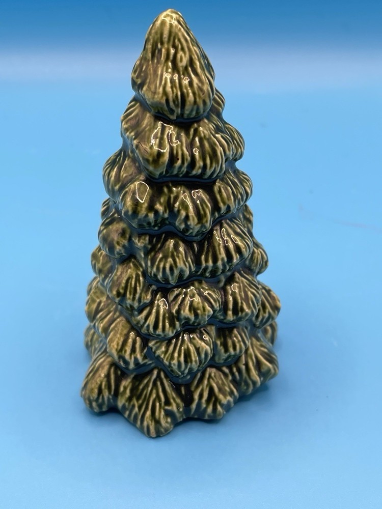 Miniature Ceramic Christmas Tree 3" Tall
