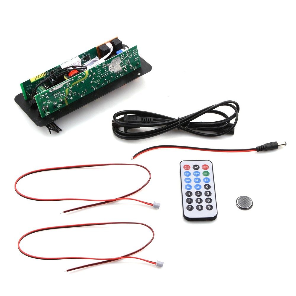 Bluetooth 5.0 Audio Amplifier Board With AUX Input Port Flexible Connectivity
