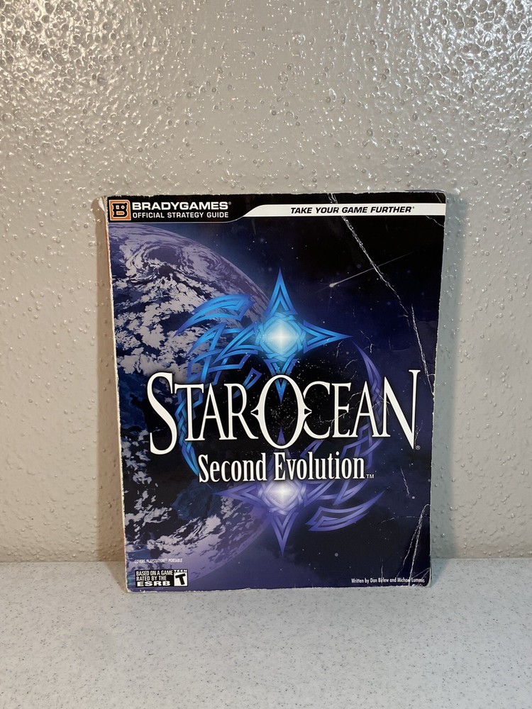 Star Ocean Second Evolution Official Strategy Guide Brady Sony PSP Square Enix