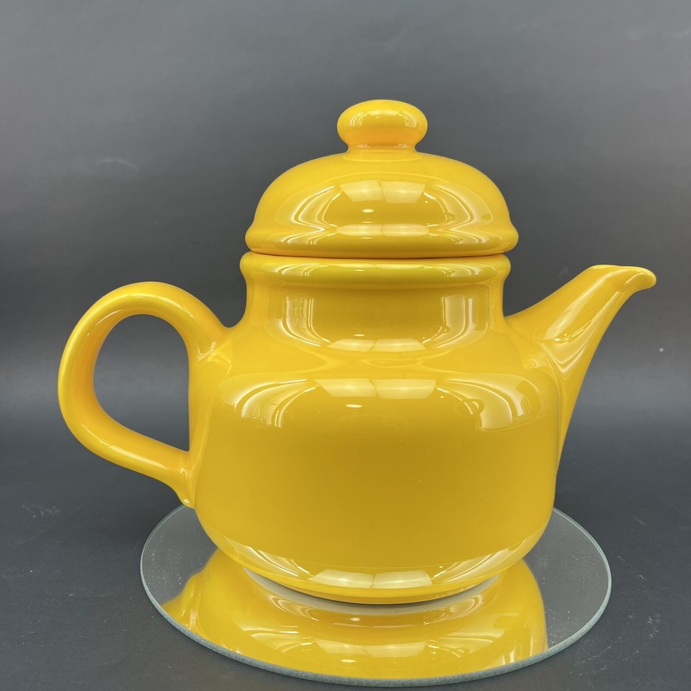 Waechtersbach Yellow Pottery Ceramic Medium Teapot Spain Tea