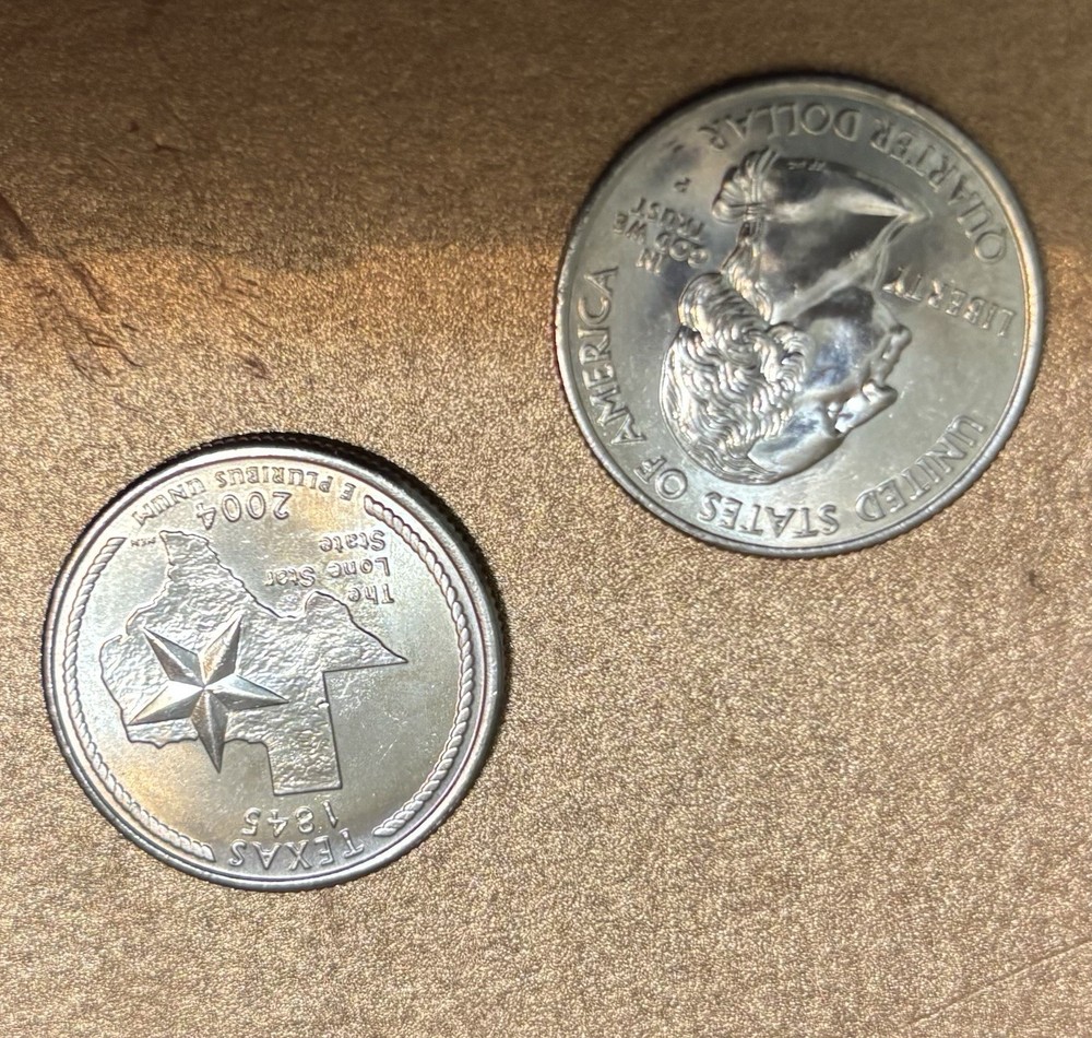 USA State Quarter 2004 Texas uncirculated