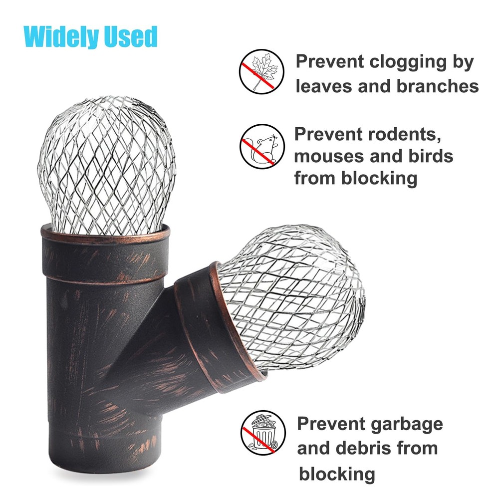 Gutter Downspout Guard 8 Pack Guard Filter Strainer 3.5
