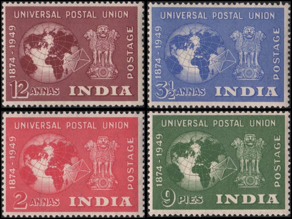 India #223-226 MNH