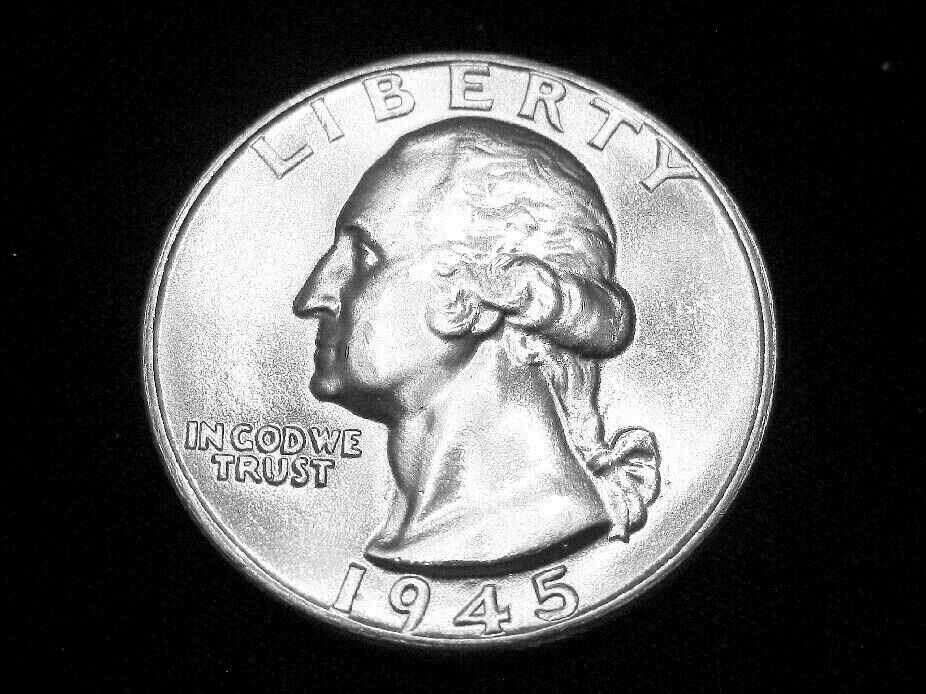 1945 Washington Quarter --- Gem Uncirculated