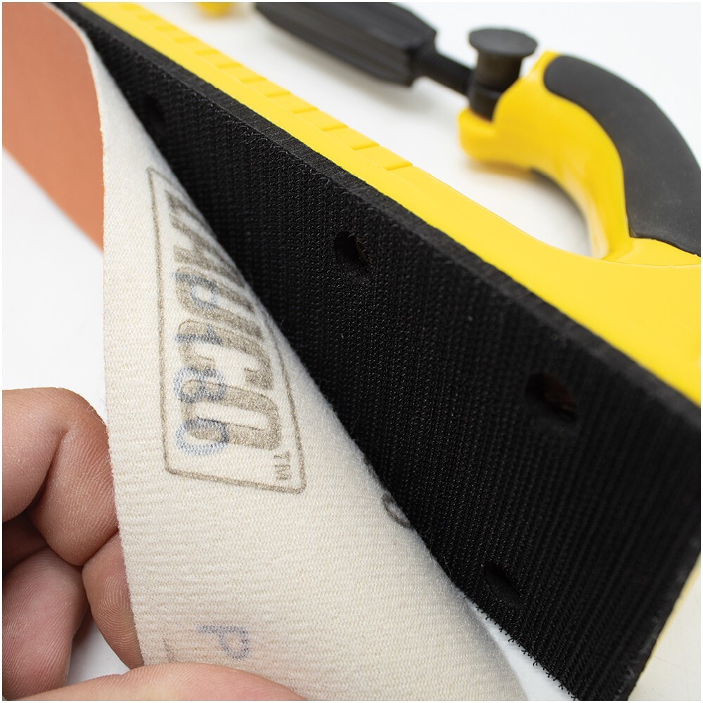 Adjustable Radius Flex Longboard Hand Sanding File Block with Hook & Loop