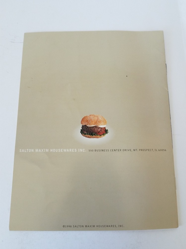 George Foremans Lean Mean Grilling Machine Owners Manual