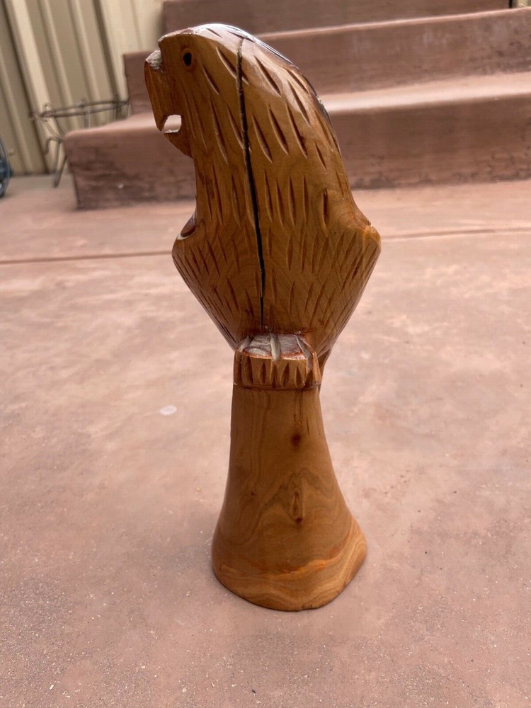 Wooden Statue Parrot