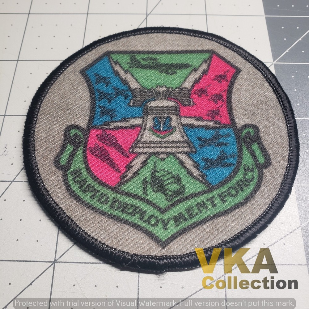 Late 70's/Early 80's Printed US Military Rapid Deployment Force Patch RDF