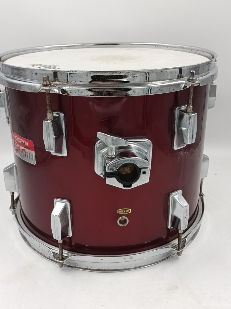 Percussion Plus 12" x 10" Tom Drum in Red Wine