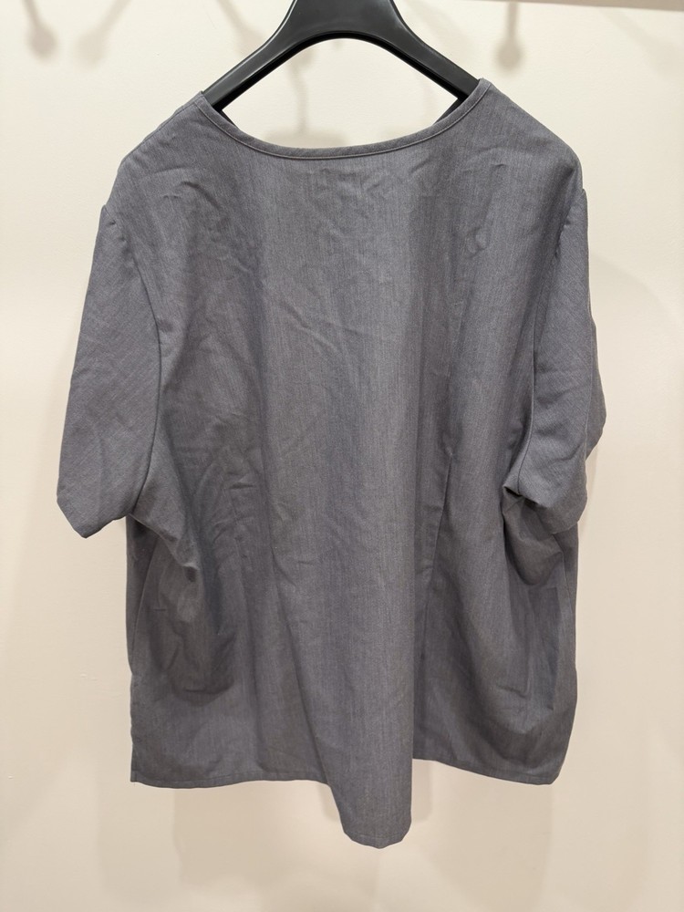 FIGS Women’s Scrubs Set, 6XL, Graphite