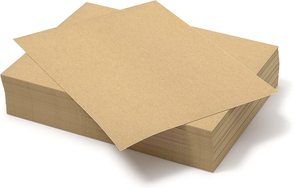 Versatile Sturdy Chipboard Sheets - Multi-Purpose - 8.5" x 11" - 100 Sheets