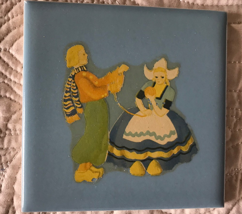 Four (4) Dutch Tiles
