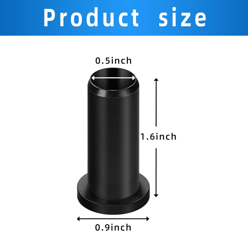 4 Pcs Oar Lock Socket Insert 1/2 Oarlock Bushing nylon Oar Sleeve For Oar Prote