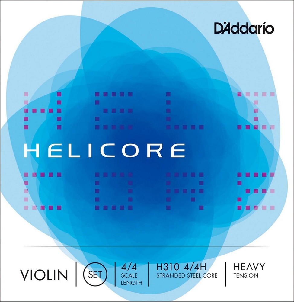 D'Addario Helicore Violin Set Strings 4/4 Size Heavy