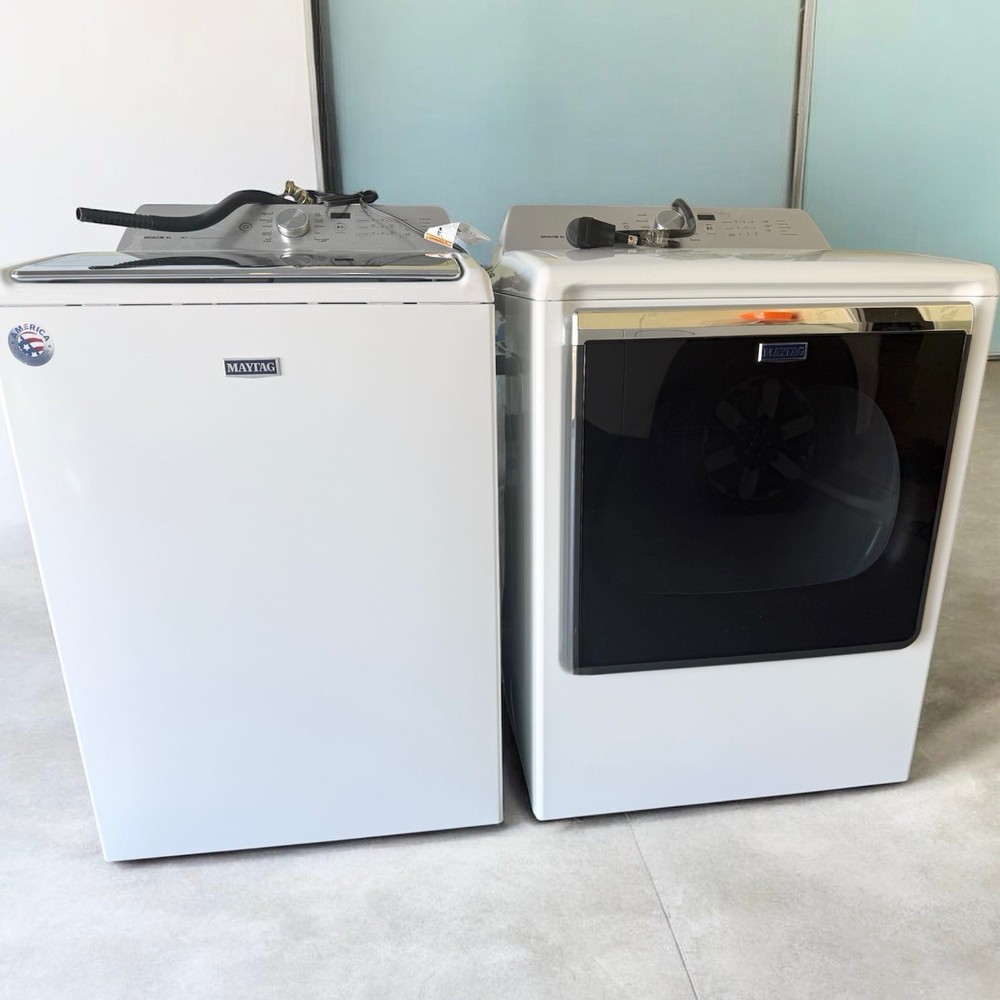 Maytag Bravos XL Washer & Dryer Set White