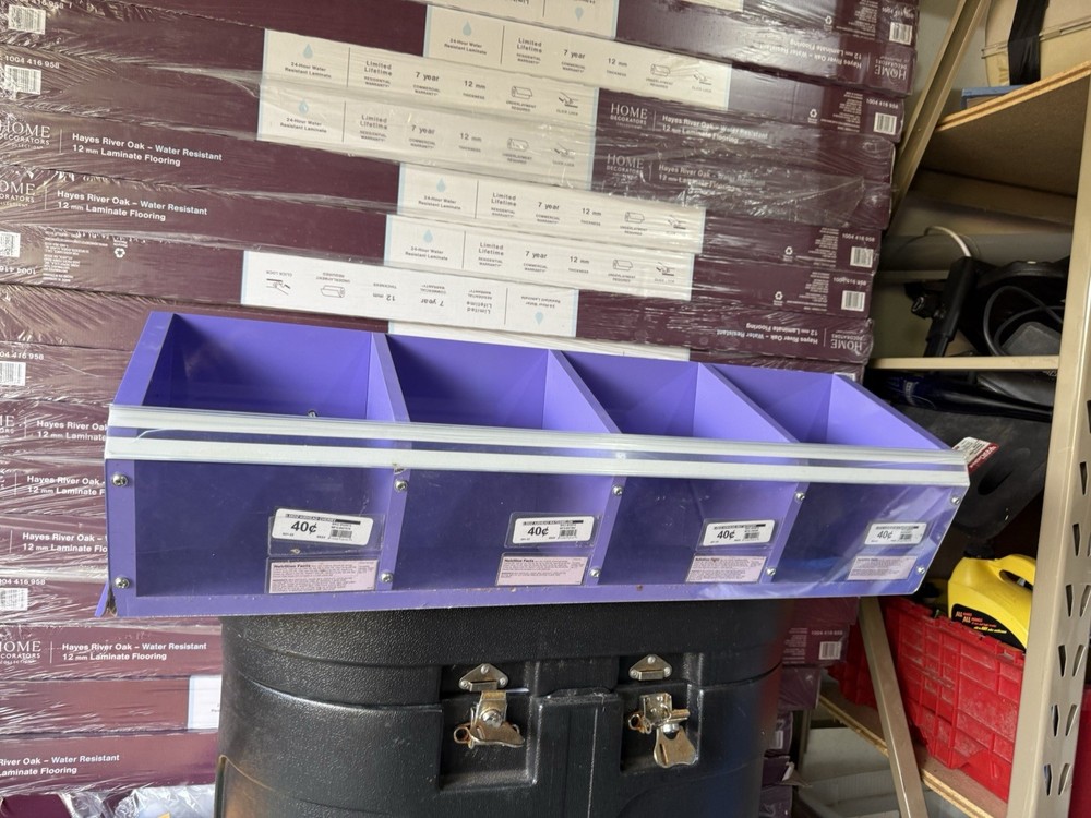 store display shelf container wall mounting clear front open Hanging Container