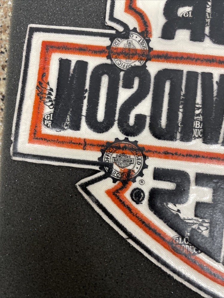 Harley Davidson HD Motor Cycles Shield ~10.75" jacket patch c/e