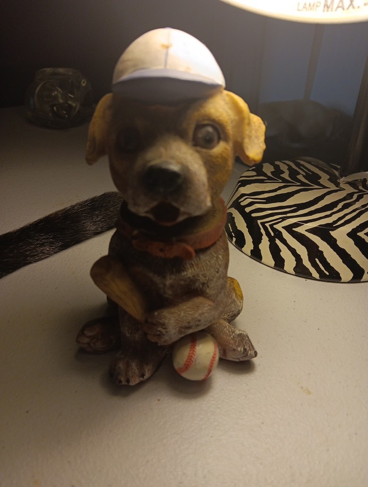 Bobble Head Baseball Dog