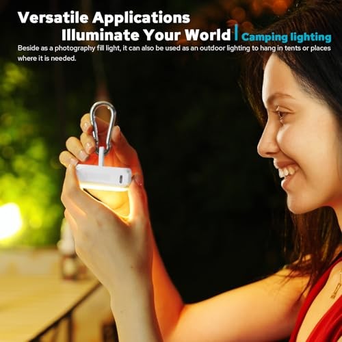 VS5 R Magnetic RGB LED Video Light with Soft Diffuser, Small Panel Light White