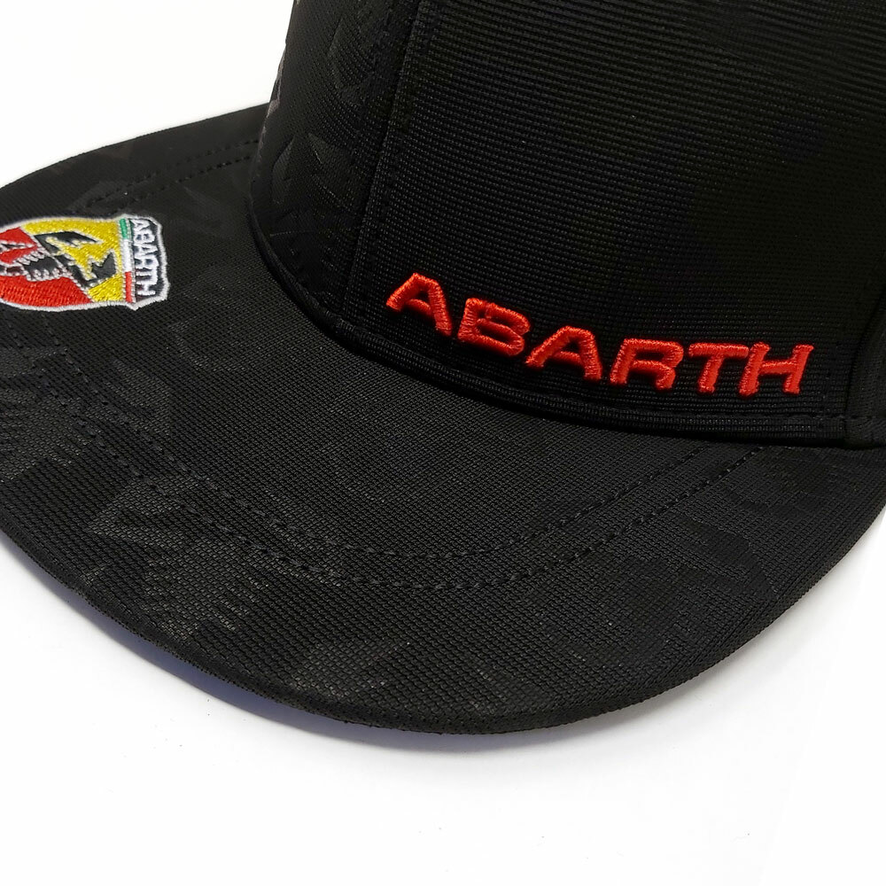 Abarth Hat Black Flat Visor
