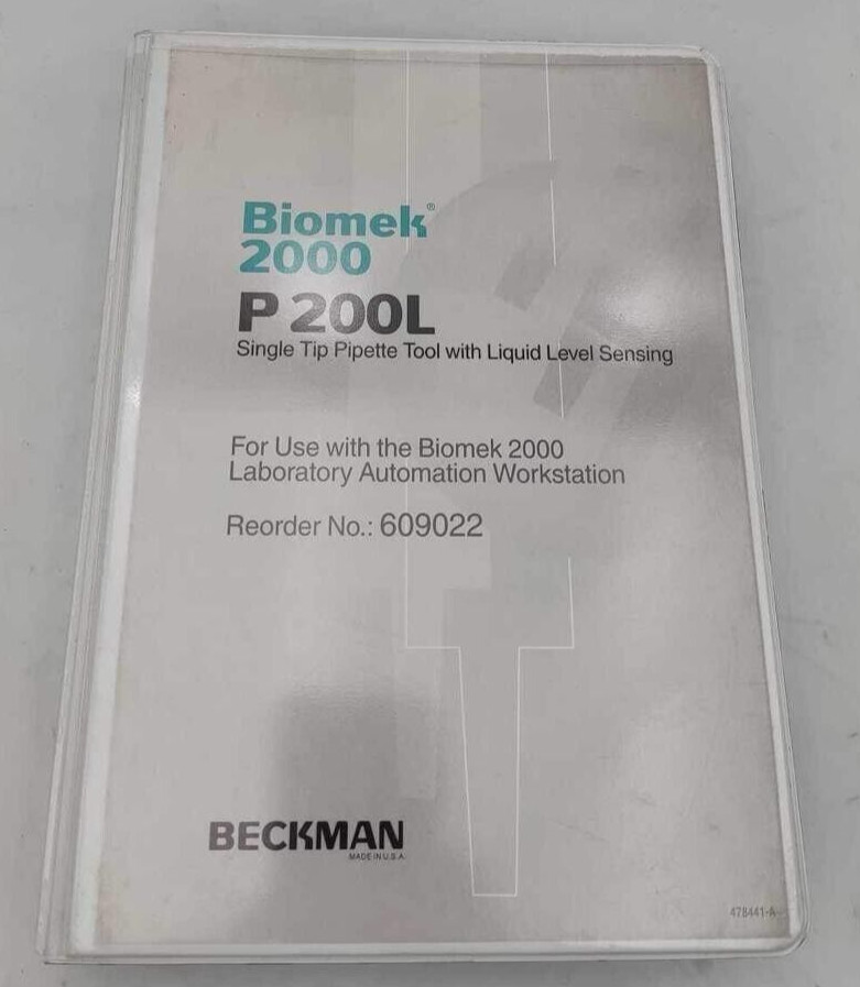 BECKMAN BIOMEK 2000 P200L SINGLE TIP PIPETTE TOOL