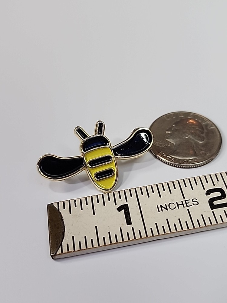 Bumble Bee Lapel Pin Yellow & Black
