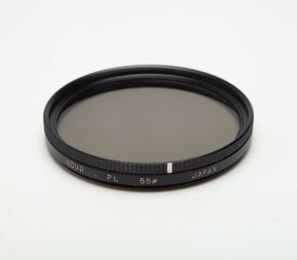 55mm Hoya Linear Polarizing Polarizer Filter w/Case PL