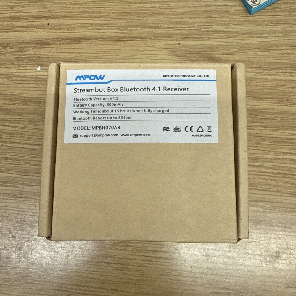MPOW MPBH070AB Streambot Box Bluetooth 4.1 Receiver V4.1