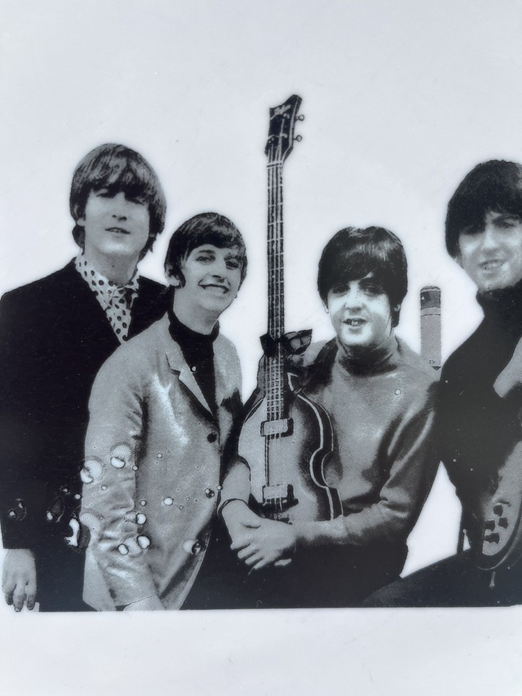 Vintage - The Beatles Square Plate