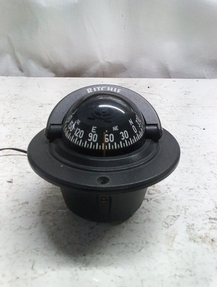 Ritchie Flush Mount 2.75" Dial Compass USED