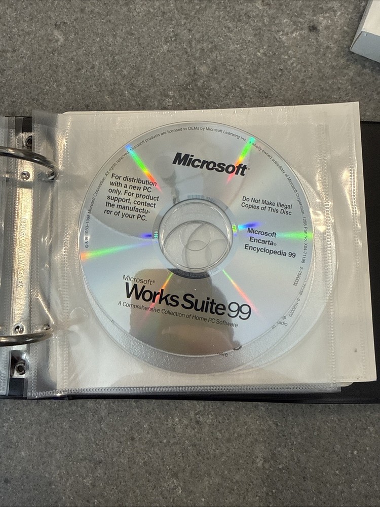 Gateway Windows 98 OEM Software Bundle with COA and Manuals