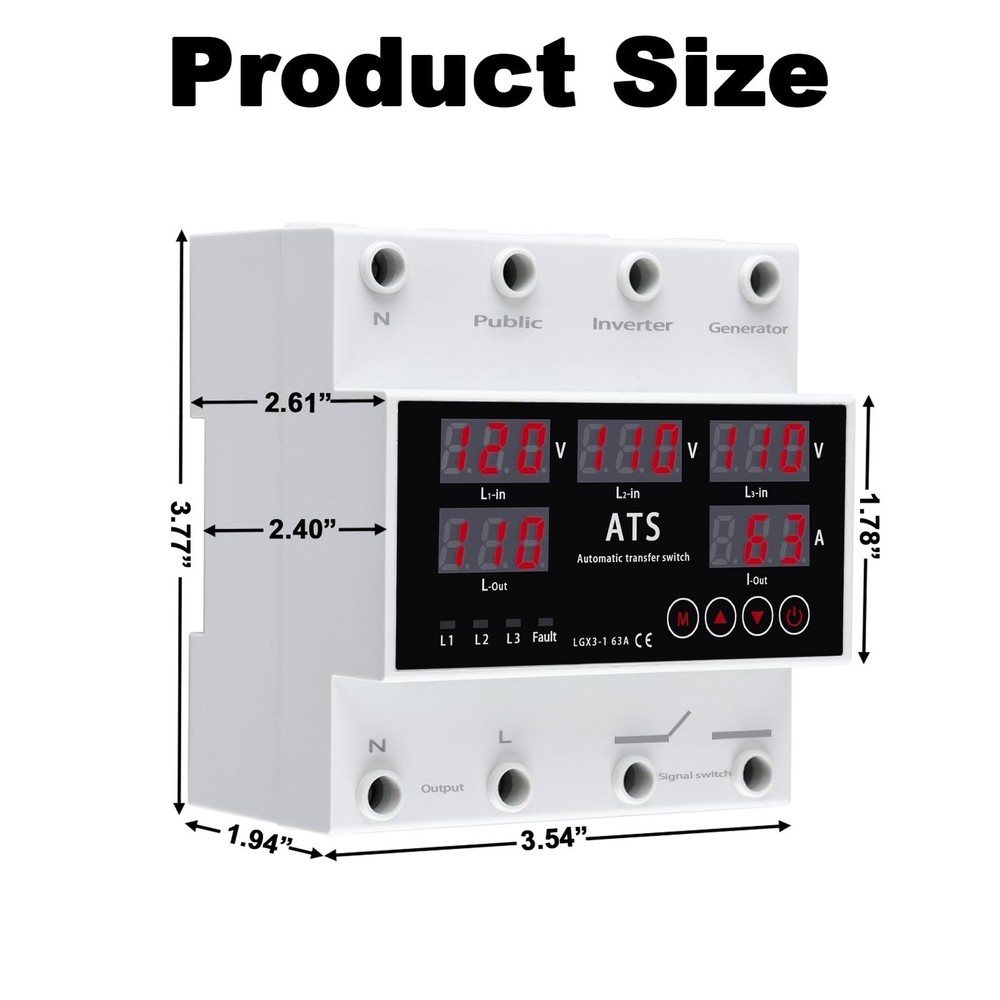 Automatic Transfer Switch,Automatic Switching Between Utility Power、Gener