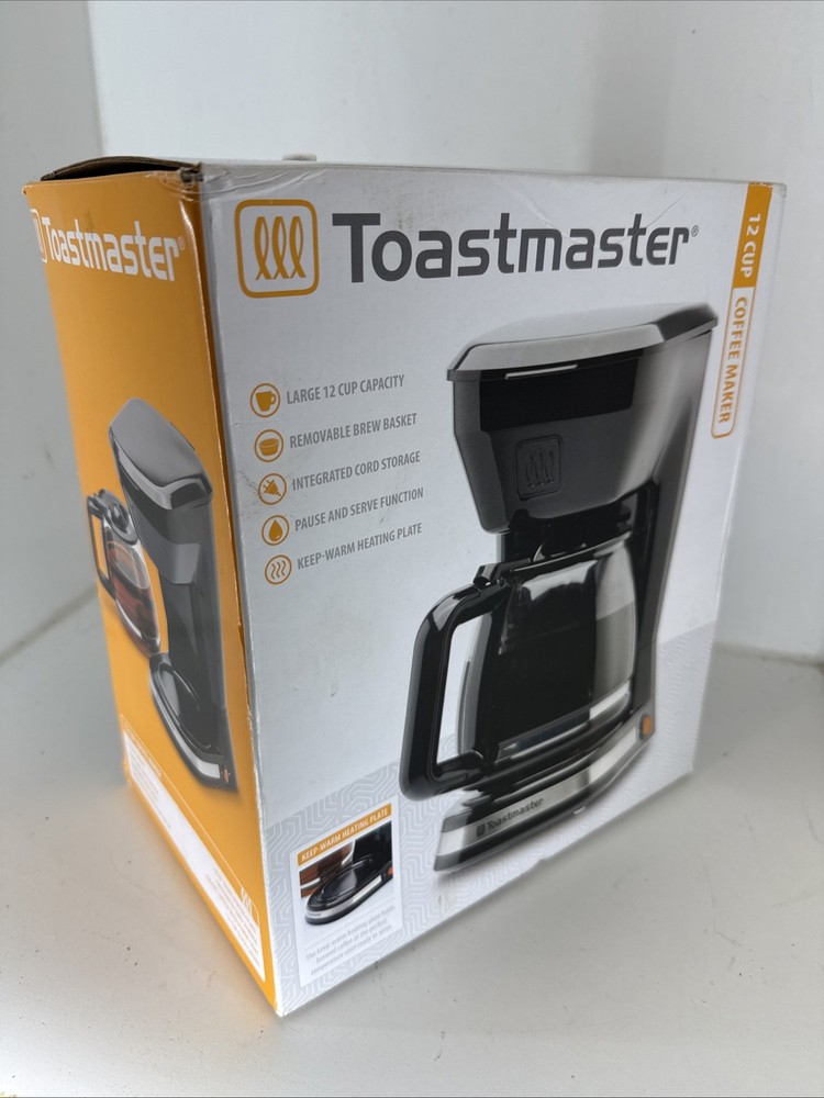 ☕️Toastmaster ⚫️Black 5 Cup Coffee Maker New