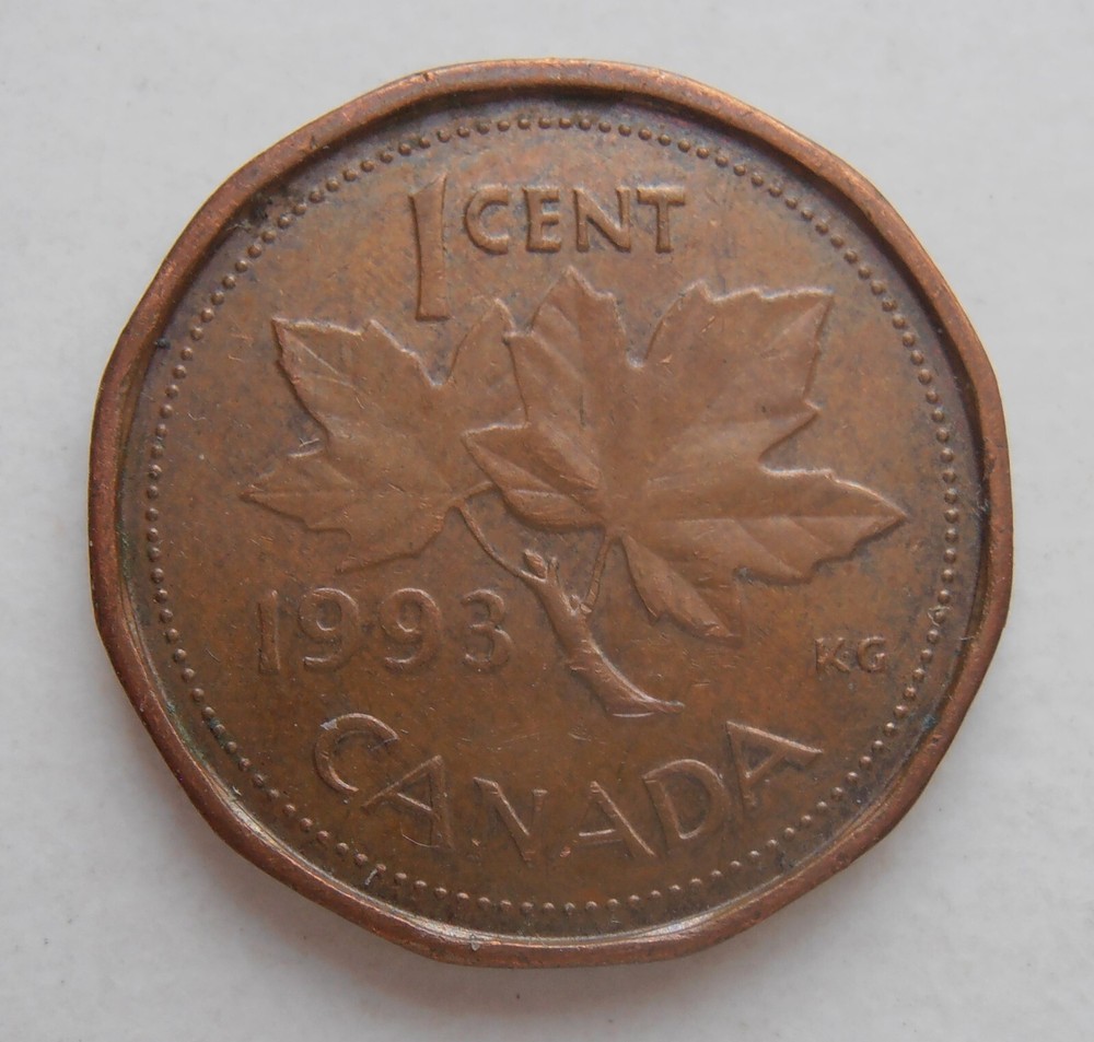 1993 CANADA 1 CENT