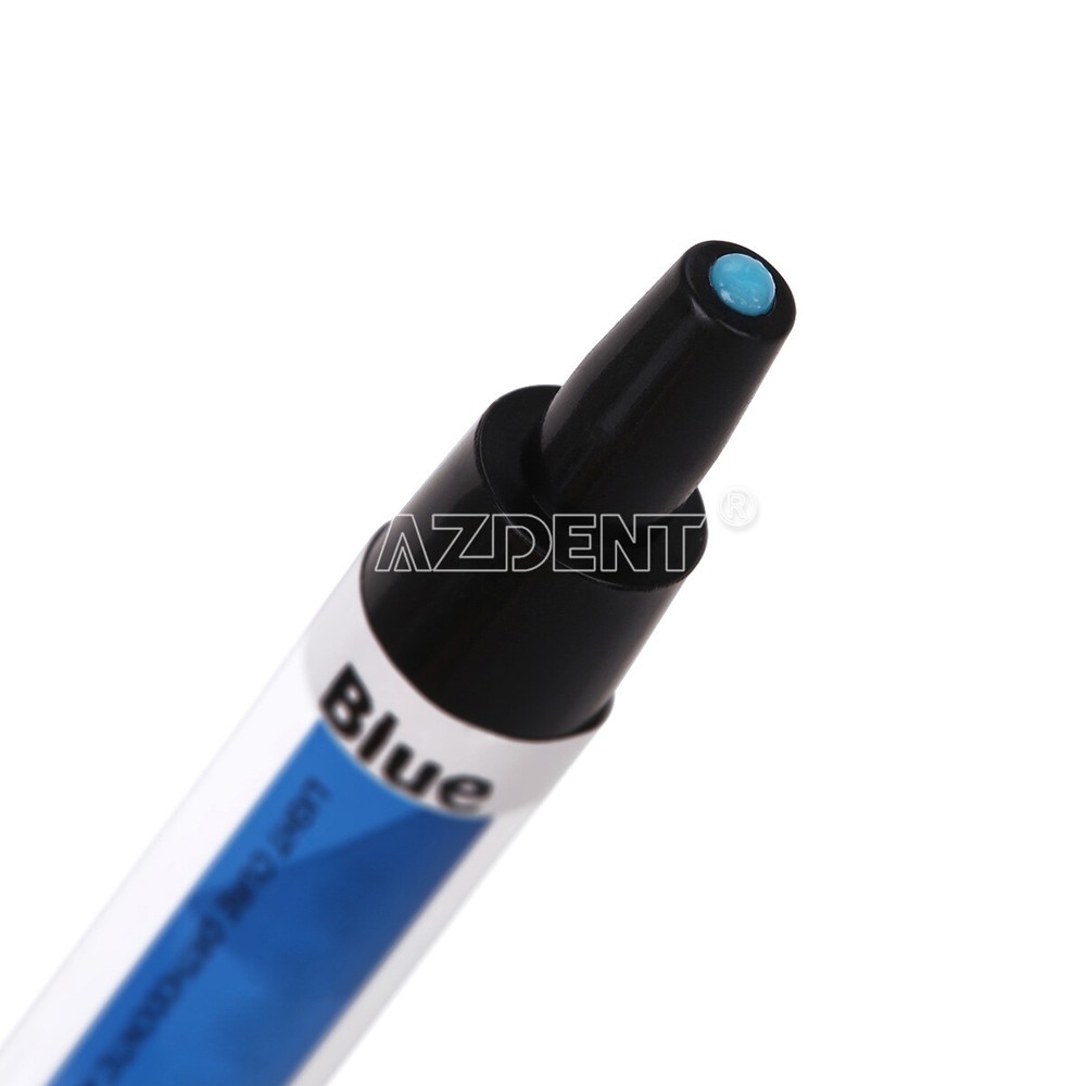 Dental Light Cure Orthodontic Braces Adhesive Paste Acid Etchant Kit Blue 5 Tips