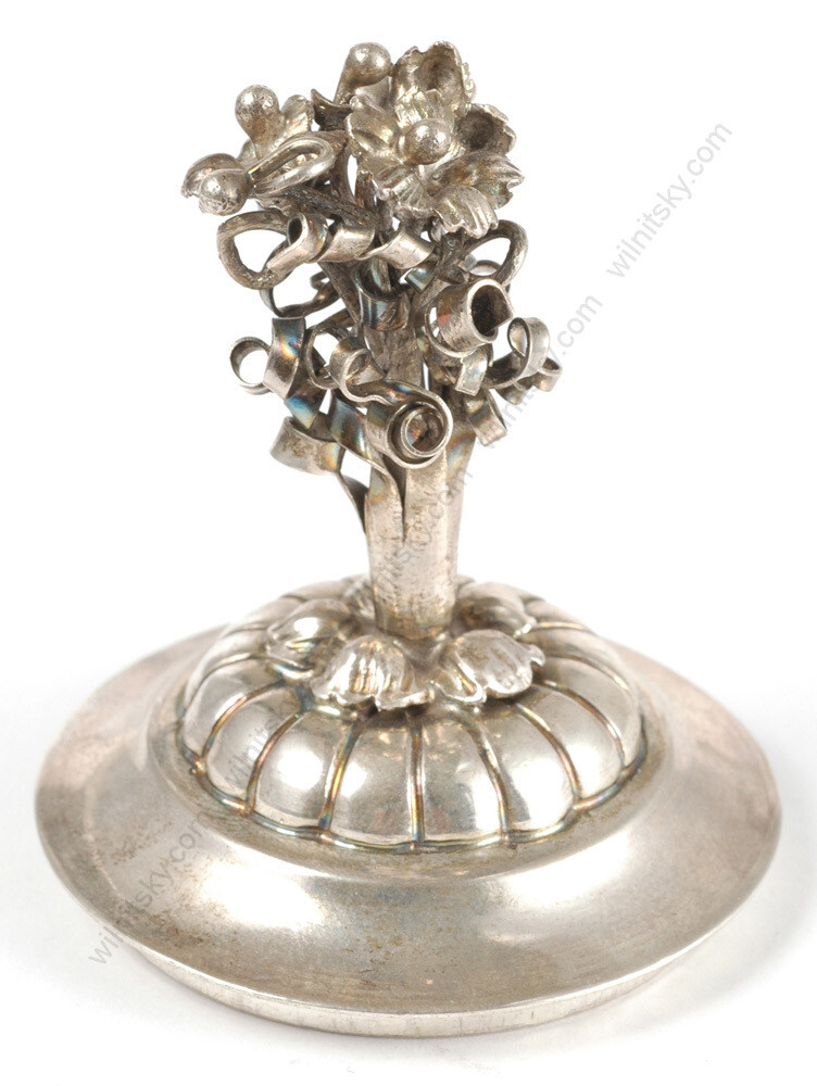 "German silver cup in Baroque style" 19th century