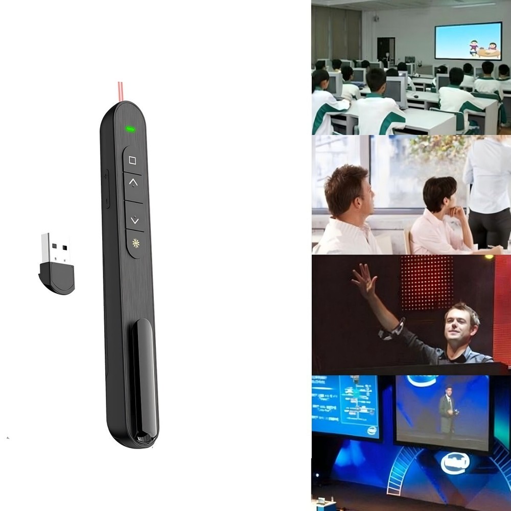 Remote Control Wireless Presenter Presenter Laser PowerPoint Presentation 15x2cm