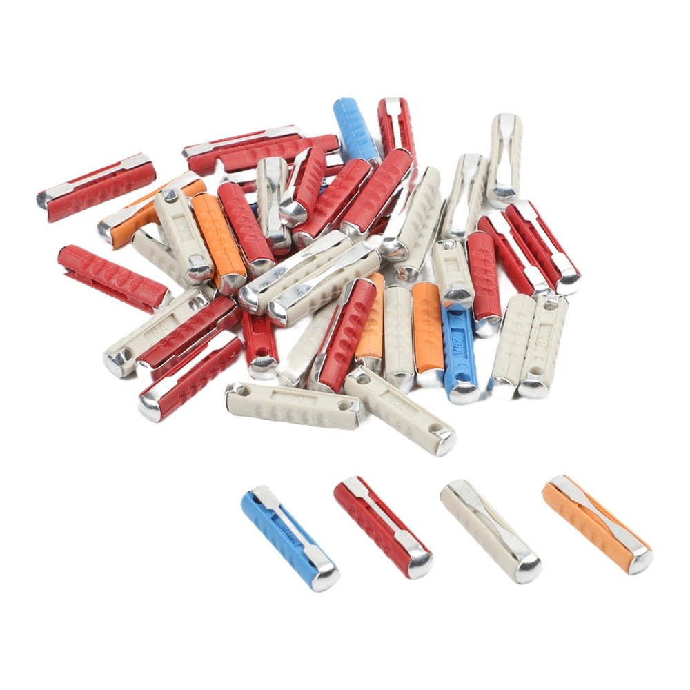 Classic Fuses Accessory Replacement Amperage Protect circuits 50Pcs Ceramic