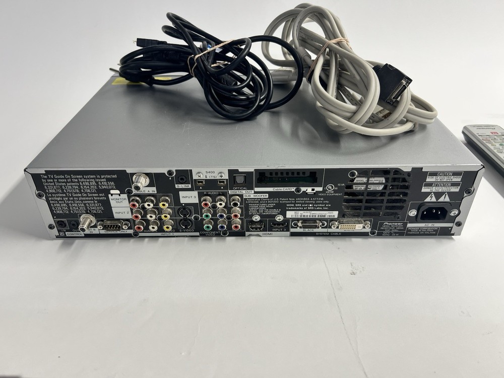 Pioneer PDP-R06U Pure Vision Plasma Display System With Cables Remote Bundle