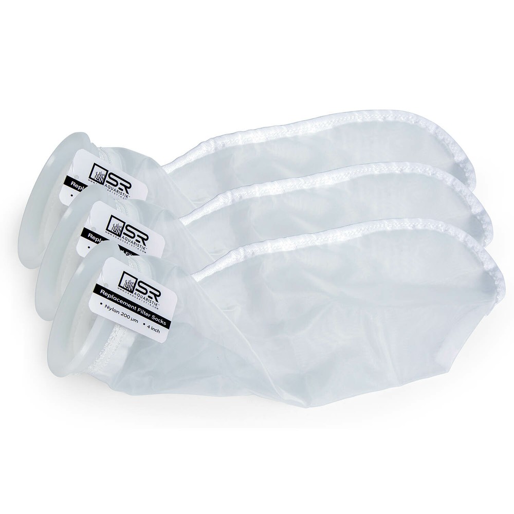 Aquarium Filter Sock, SR Aquaristik 4” Replacement Nylon Filter Sock 200 Micron