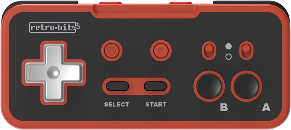 Retro-Bit Origin8 2.4 GHz Wireless Controller for Nintendo NES/Switch/PC - Red