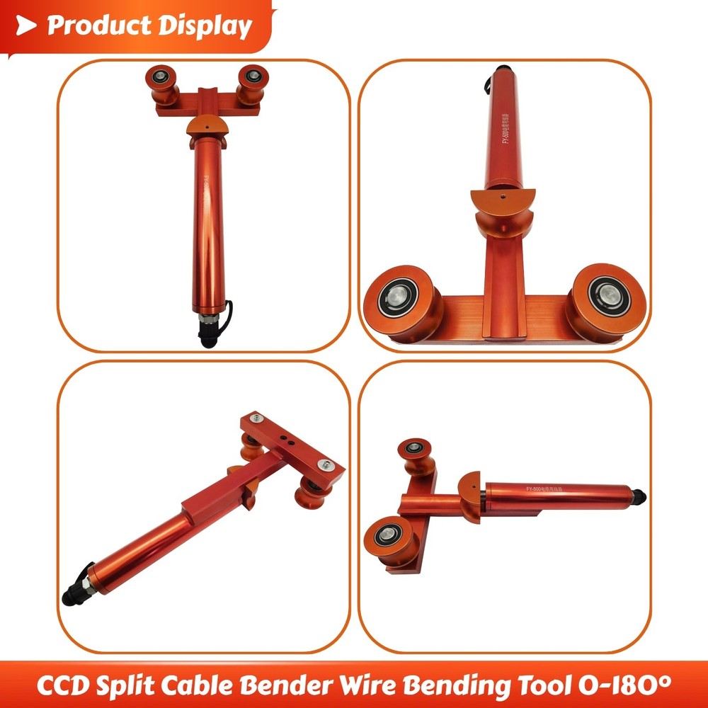 CCD Split Cable Bender Wire Bending Machine 0-180° 35-500 Square