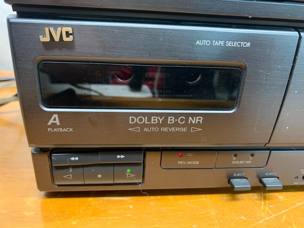 JVC MX-C7 Compact Component Stereo System 6 Disc CD Dual Cassette Player & Tuner