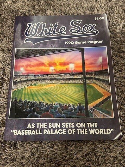 1990 Chicago White Sox Program New Comisky Park